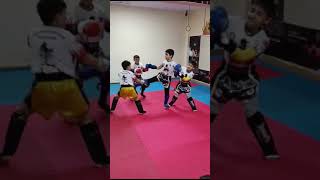 tek basina 3 kisiyle kickboks muaythai [upl. by Merrill82]