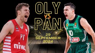 Panathinaikos AKTOR vs Olympiacos  Super Cup Final  29 September 2024 [upl. by Zinck]