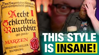 BBQ BEER Aecht Schlenkerla Rauchbier Marzen German Beer Review [upl. by Gibert836]