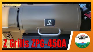 Z Grills ZPG  450A Setup Burn In amp First Cook [upl. by Naujej]