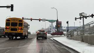 Minot ND Extreme weather November 19 2024 Broadway Minot [upl. by Leasi]