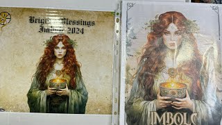 Sacred Vibez Brigid’s Blessings Imbolc Sabbat unboxing 2024 [upl. by Yelac]