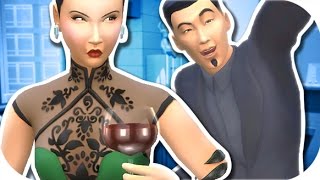 THE SIMS 4  CITY LIVING  PART 9 — INVITED TO A POLITICIAN PARTY [upl. by Aitnauq]