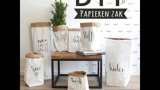 DIY Papieren zak [upl. by Rizas]