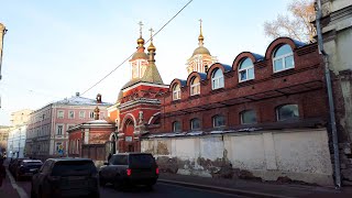 ⁴ᴷ⁶⁰ Walking Moscow Kurskaya Mt Garden Ring St Peter’s and Paul’s Cathedral KitayGorod Mt [upl. by Notelrac]