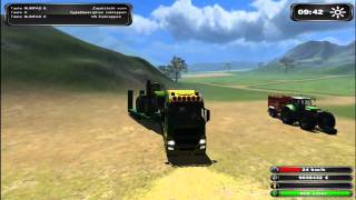 Landwirtschafts Simulator 2011 MAN TGX XXL Mit Trailer John Deere Edition [upl. by Haorbed]