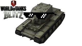 КВ2 ПОПАЛ В ПИКСЕЛЬ WoT BLitz самый точный танк игры [upl. by Ahsitak]