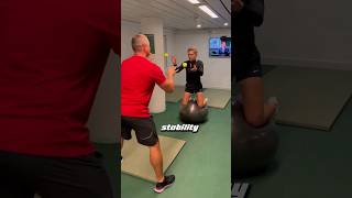 Simona Halep Insane eye hand coordination drils reflexes amp stability training tennis synthwave [upl. by Harwilll238]