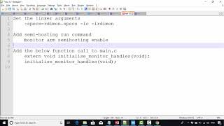 Lecture 8 Testing printf using semihosting and OpenOCD [upl. by Ehc]