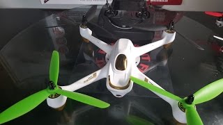 Hubsan H501S  3 Bladed Props [upl. by Niamrej]