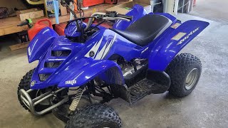 Yamaha 50cc youth atv are they worth modifying 🤨 [upl. by Sandye]