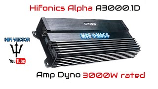 Hifonics Amp dyno Alpha A30001D HiFi Vector DL14 audio dummy load with the D amore SMD AMM1 [upl. by Siana]