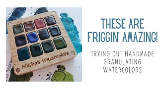 The Best Handmade Granulating Watercolors Ive Ever Seen [upl. by Marcia14]