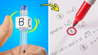 BEST SCHOOL HACKS amp CRAFTS THAT MAKE STUDYING EASY 🏫 [upl. by Cale11]