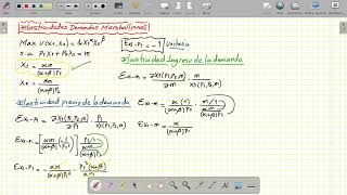 Elasticidades demandas Marshallianas [upl. by Sharon]