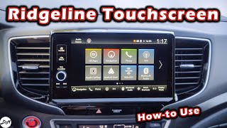 2024 Honda Ridgeline – 9quot Touchscreen Infotainment Review  Apple CarPlay amp Android Auto Demo HowTo [upl. by Nertie859]