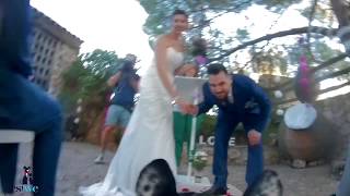 Perro entrando por el pasillo en boda con GoPro  Yes We Pet [upl. by Ahsoem]