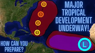 Tropics Update Major Atlantic Development Underway FEMA Out Of Money How Can You Prepare [upl. by Acassej]