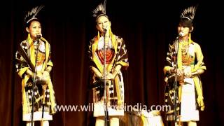 Hiyo hey by Tetseo Sisters at Mussoorie Writers Festival [upl. by Marquet735]