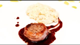 Medalhão de filé mignon com arroz a piemontese [upl. by Wiley]