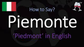 How to Pronounce Piemonte CORRECTLY Italian Piedmont Pronunciation [upl. by Anyel100]