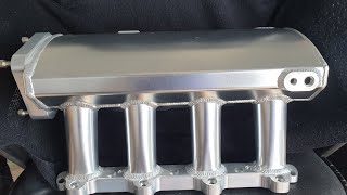 1uz front facing intake manifold  initial thoughts  review  clumatetune Aftermarket 1uz intake [upl. by Nibroc]