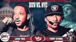 Leek THC Vs Tony Stanz DMV Vs NYC  CBG Vs KSTV [upl. by Irakuy511]