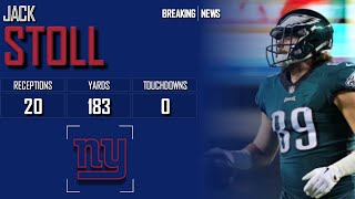 NEW YORK GIANTS Jack Stoll ᴴᴰ [upl. by Yreme623]