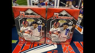 2024 Bowman Baseball Blaster Box Opening First Look At This Years Product [upl. by Coray]