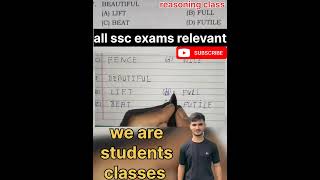 Important 😯 reasoning previous year question ⁉️ by shiva shortvideo shorts short ssc exams [upl. by Claudian]