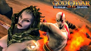 Kratos Killing Erinys  The Daughter of Thanatos Scene  God of War Ghost of Sparta Remastered [upl. by Anul]