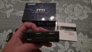 Consumer Product Review  JTech Digital HDMI Splitter 1 to 2 [upl. by Nekcarb282]