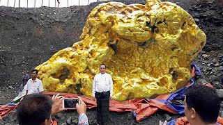 20 BIGGEST Gold Nuggets Ever Found [upl. by Nonnelg]