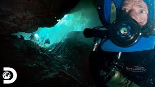 Buceo extremo en cenotes de Yucatán  Expediciones con Steve Backshall  Discovery Latinoamérica [upl. by Herra]