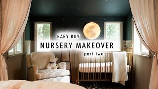 NURSERY MAKEOVER Vintage Collected amp Inspired for Baby Boy Part 2  BEFORE amp AFTER [upl. by Sampson311]