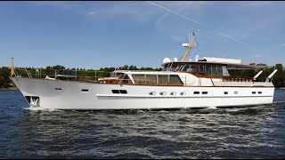 1964 Feadship Stole the Show  Motoryacht Serena Tour [upl. by Diehl]