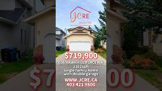 4 Bedroom Corner Lot Single Family Home in Hawkwood in Calgary  calgaryrealestate shorts [upl. by Takakura]