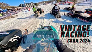 CSRA VINTAGE SLED RACE RIDING 1971 SKIROULE [upl. by Aneladgam27]