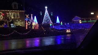 Christmas light show outside of Palmerton PA [upl. by Pegma707]