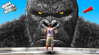 King Kong save Los Santos in GTA 5  Franklin amp Shinchan in trouble [upl. by Berta]