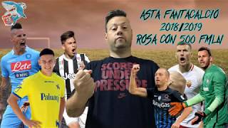 CONSIGLI FANTACALCIO  ROSA CON 500 CREDITI [upl. by Annot561]