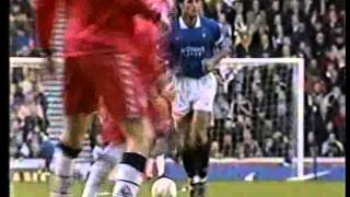 Lorenzo Amoruso Goal vs Falkirk Scottish Cup Quarter Final 6th March 1999 [upl. by Atinuaj]