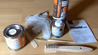 Foliatec brake caliper lacquer Set Audi A1S1 Sportback unboxing and instructions [upl. by Einra]