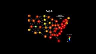 Popularity of the name Kayla [upl. by Aniratak]