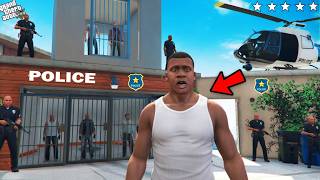 GTA 5  Franklins House Turns Into Police Station In Gta 5  GTA 5 mods [upl. by Kared]