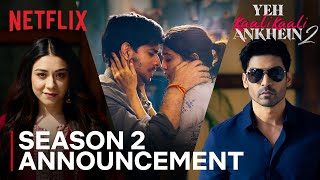 Yeh Kaali Kaali Ankhein Season 2  Official Trailer  Tahir Anchal Shweta Gurmeet  Netflix [upl. by Siddon57]