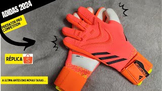 Luva de Goleiro Adidas Predator Competition 2024 Réplica Teste e Review [upl. by Divaj]