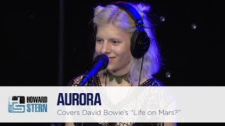 Aurora Covers David Bowie’s “Life on Mars” on the Stern Show 2016 [upl. by Friday125]