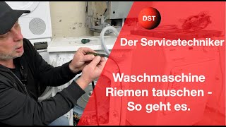 Waschmaschine Riemen tauschen  So geht es [upl. by Joelly590]