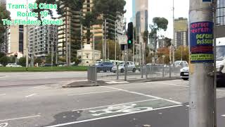 Trams at Flemington Rd and Royal Parade [upl. by Benedicta]